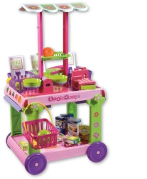 Androni mercado ambulante con 30 accesorios, altura 85 cm