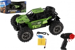 Coche RC buggy todoterreno verde 22 cm
