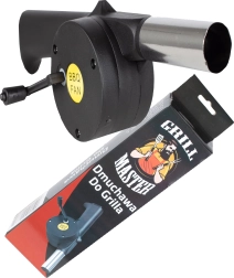 Soplador manual para parrilla con manivela