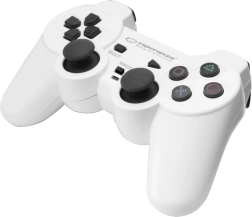 Gamepad pro PC y PlayStation 3 con vibración Esperanza Trooper (USB, blanco/negro)