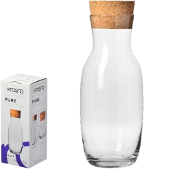 Jarra con corcho natural Pure de 1 l Krosno