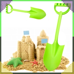 Pala de arena infantil de plástico de 64 cm – verde