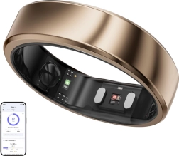 Anillo inteligente RingConn Gen 2 Air, talla 7, dorado