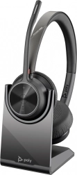Auriculares inalámbricos Poly Voyager 4300 UC con base de carga