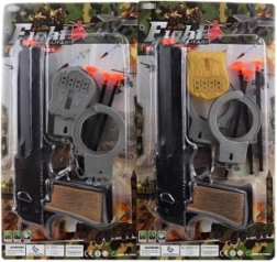 Set de policía para niños con pistola y accesorios