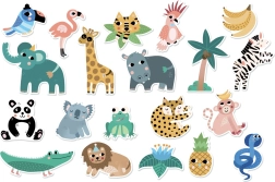 Imanes de madera Vilac Jungla para niños