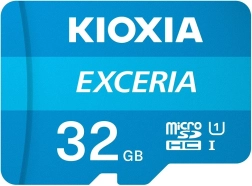 Tarjeta microSD 32 GB KIOXIA EXCERIA UHS-I U1 + adaptador