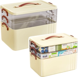 Organizador de medicamentos – botiquín doméstico espacioso de varios niveles