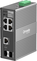 Conmutador industrial OMADA IES206G, switch gigabit de 6 puertos easy managed