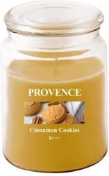 Vela aromática en vaso Provence galletas de canela 95 horas
