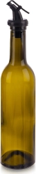 Botella de vidrio para aceite y vinagre con dosificador 380 ml