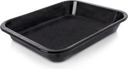 Bandeja honda esmaltada para hornear 31 × 25 × 4,5 cm