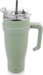 Taza térmica de acero inoxidable con asa 1,2 l – Menta
