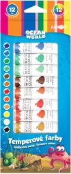 Pinturas al témpera Ocean World 12×12 ml