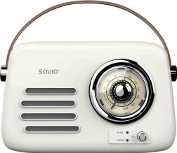 Radio retro portátil con FM, Bluetooth 5.3 y AUX
