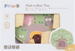 Juego de madera Peek‑a‑Boo Árbol POLARB