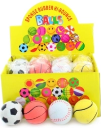 Pelotas de goma saltarinas 6 cm