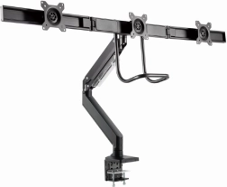 Soporte para 3 monitores con brazo ajustable