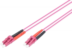 Cable patch óptico LC–LC MM OM4 dúplex LSOH 1 m