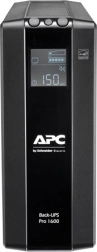 Fuente de alimentación ininterrumpida APC Back‑UPS Pro 1600 VA con AVR y LCD, 8× C13