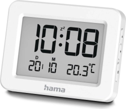 Despertador electrónico Kos con pantalla digital, calendario y termómetro