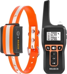 Collar eléctrico anti-ladridos Rojeco naranja