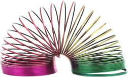 Resorte arcoíris en colores metalizados