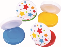 Bigjigs toys castañuelas con estrellitas – azules