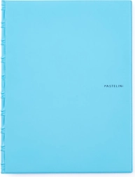 Carpeta A4 con bolsillo lateral PASTELINI azul