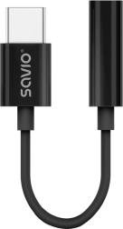 Adaptador de audio Savio USB-C a 3,5 mm