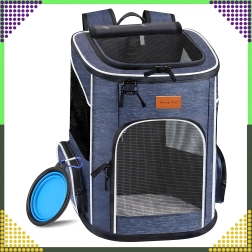 Transportín mochila ventilado para gatos y perros pequeños