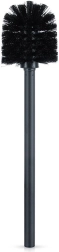 Cepillo de repuesto negro para inodoro 35 cm
