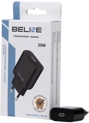 Cargador de pared GaN 25 W USB‑C PD 3.0 sin cable – negra