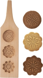 Molde de madera con impresión círculo variante 3