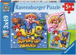 Puzzle Ravensburger PAW Patrol 3×49 piezas