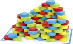 Jeujura Igloo - Juego de construcción de madera 100 piezas