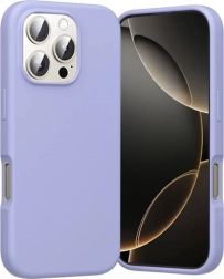 Funda de silicona Vention para iPhone 16 Pro con MagSafe, lila