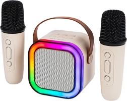 Altavoz de karaoke Bluetooth con iluminación RGB