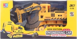 Excavadora infantil con control por cable