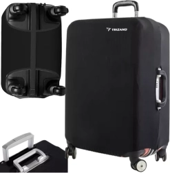 Funda protectora elástica para maleta mediana L TRIZAND, negra