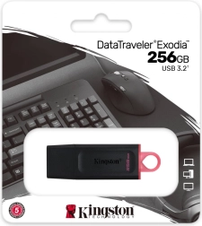 Unidad flash USB DataTraveler Exodia 256GB USB 3.2 Gen 1