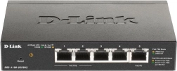 D-Link DGS‑1100‑05PD V2 switch gigabit inteligente de 5 puertos (2x PoE)