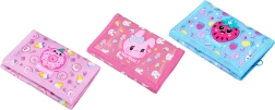Cartera infantil de tela Keyroad para niñas con cierre de velcro, 3 motivos