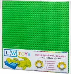Placa base de construcción 32×32 verde claro