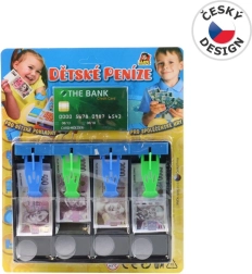 Caja registradora con dinero checo 28 × 22 cm