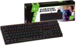 Teclado mecánico gaming con retroiluminación USB