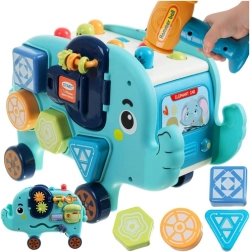 Kruzzel elefante educativo interactivo Montessori - 1 pieza
