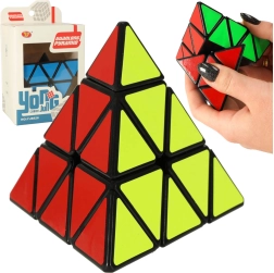 Juego de lógica PYRAMINX – cubo rompecabezas piramidal 9,5 cm