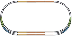 PIKO set de vías E para tramo paralelo H0