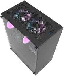 Caja de ordenador Darkflash negra